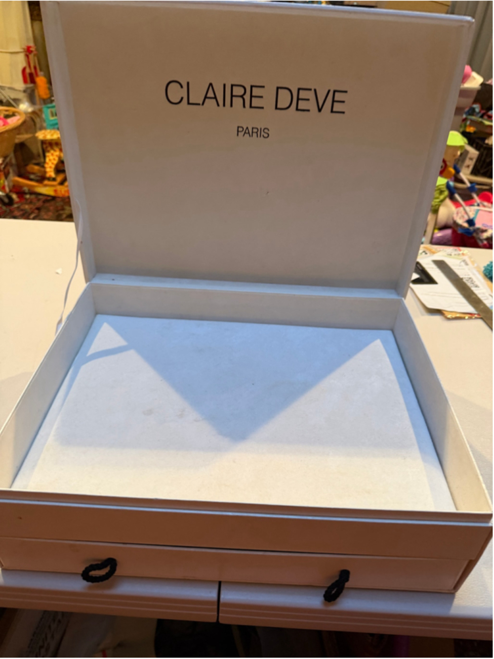 Claire Deve Paris white box with drawer #parisian #luxury